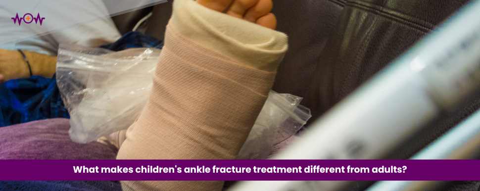 What makes children’s ankle fracture treatment different from adults?